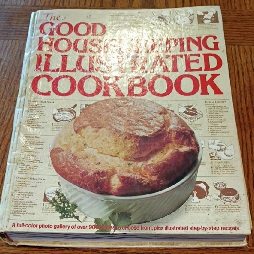 White and Red Kitchen Cookbook